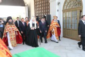 Дмитрий Медведев и Андрей Воробьев приняли сегодня участие в освящении Воскресенского собора Ново-Иерусалимского монастыря