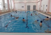 Жители городского округа Истра в рамках проекта #Активноедолголетие с огромным желанием посещают бассейн в спортивных комплексах