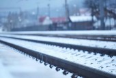 Ремонтные работы рельсо-шпальной решетки с разборкой переездного настила в ночь с 19 на 20 февраля 2018 года