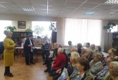 Сегодня в Новопетровской библиотеке прошла встреча с членами местного отделения Совета ветеранов.
