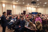 Встреча Андрея Вихарева с жителями пос. Снегири прошла в минувшую субботу
