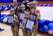 Гимнастки из Истры стали победителями на Московском Открытом турнире по художественной гимнастике