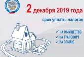 Уважаемые налогоплательщики! До срока уплаты личных налогов осталось 5 дней.