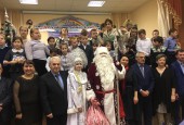 Воспитанников школы-интернат городского округа Истра поздравили с новым годом