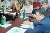 Глава городского округа Истра встретился с коллективом сотрудников и руководителями Акционерного общества «НИИЭМ»