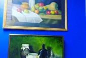 В Дедовской библиотеке открылась выставка картин