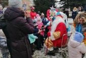 В территориальном управлении Костровское городского округа Истра встретили новый год всем двором