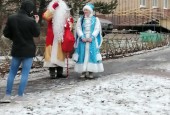 В территориальном управлении Костровское городского округа Истра встретили новый год всем двором